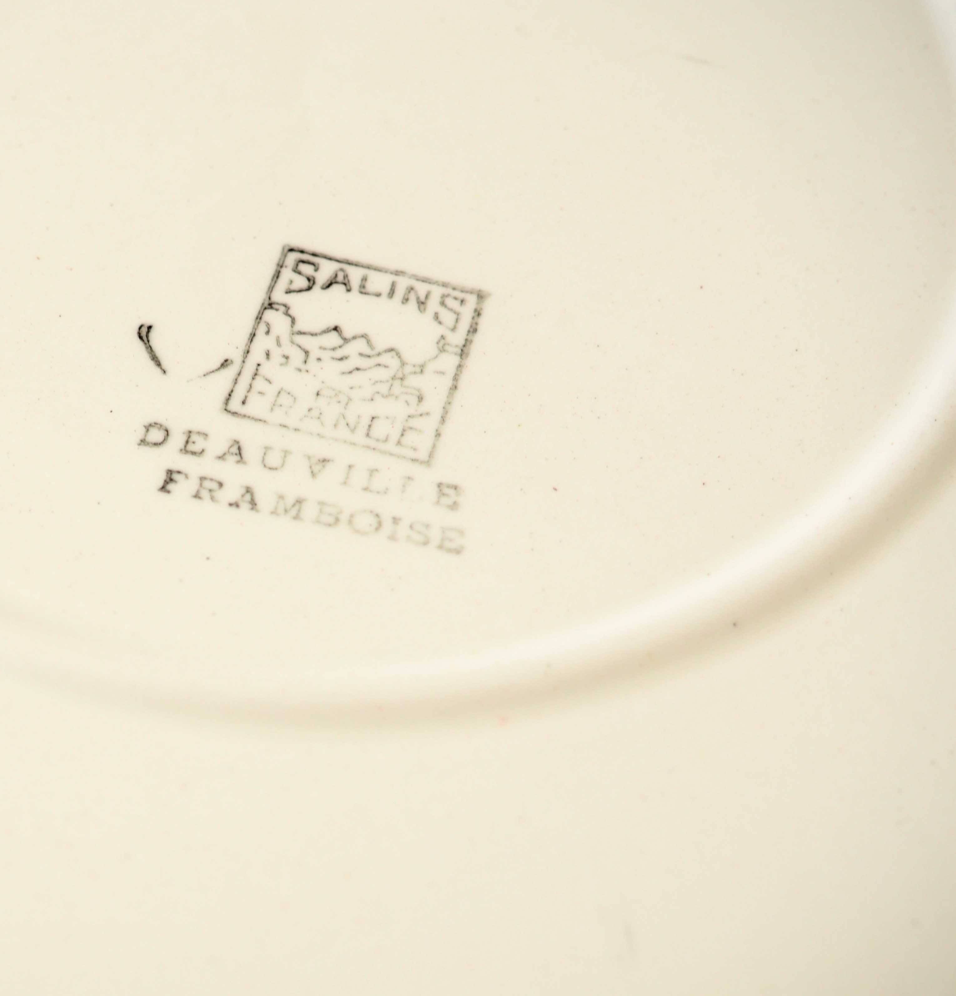 8 plates colors Salins