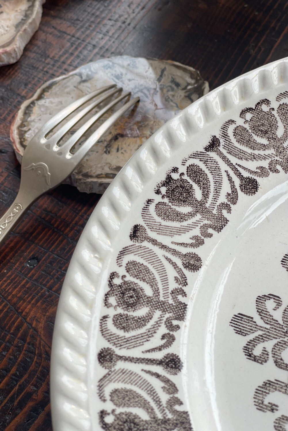 Set of 4 flat plates