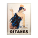 Affiche publicitaire vintage 79x59 Cigarettes les gitanes Dransy Montrouge 1992
