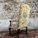 Walnut armchair from louis xiii period from the 17th century