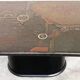 Brutalist coffee table in mixed media by Kneip, signed 1993