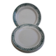 6 assiettes à dessert en céramique