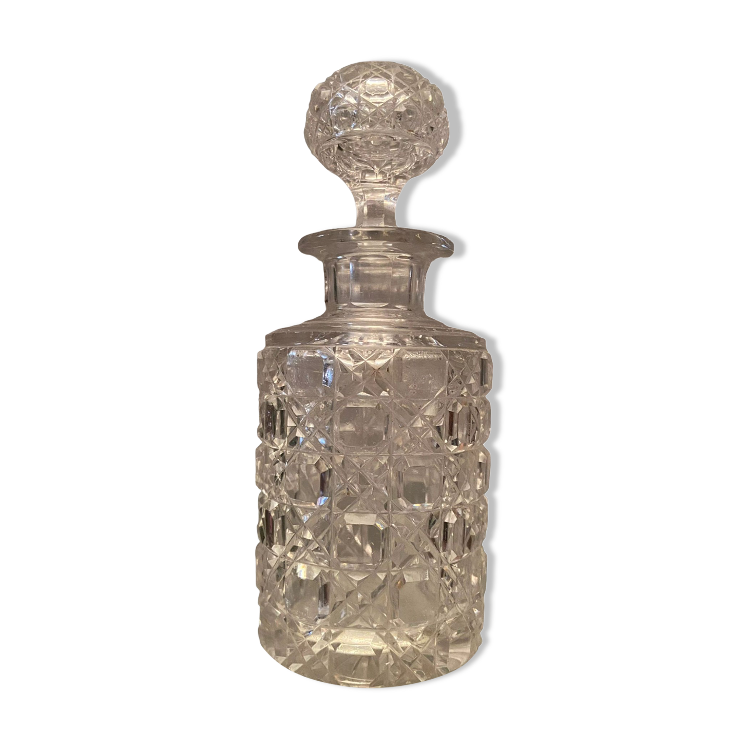 Cut crystal bottle Baccarat Saint Louis