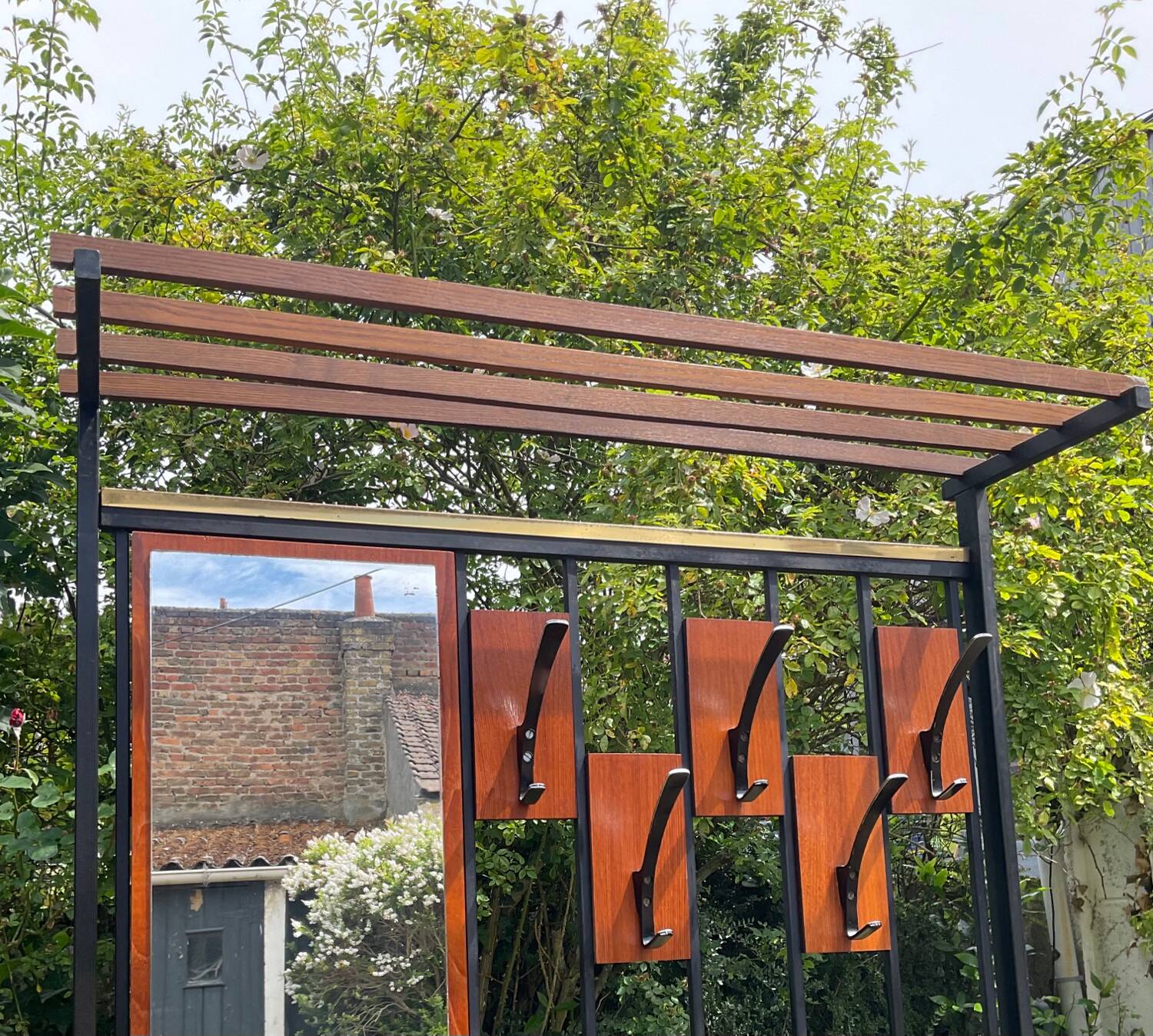 Scandinavian coat rack Alfred Hendrickx 60s