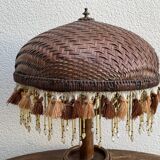 Vintage rattan lamp