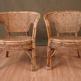 Series 4 rattan armchairs