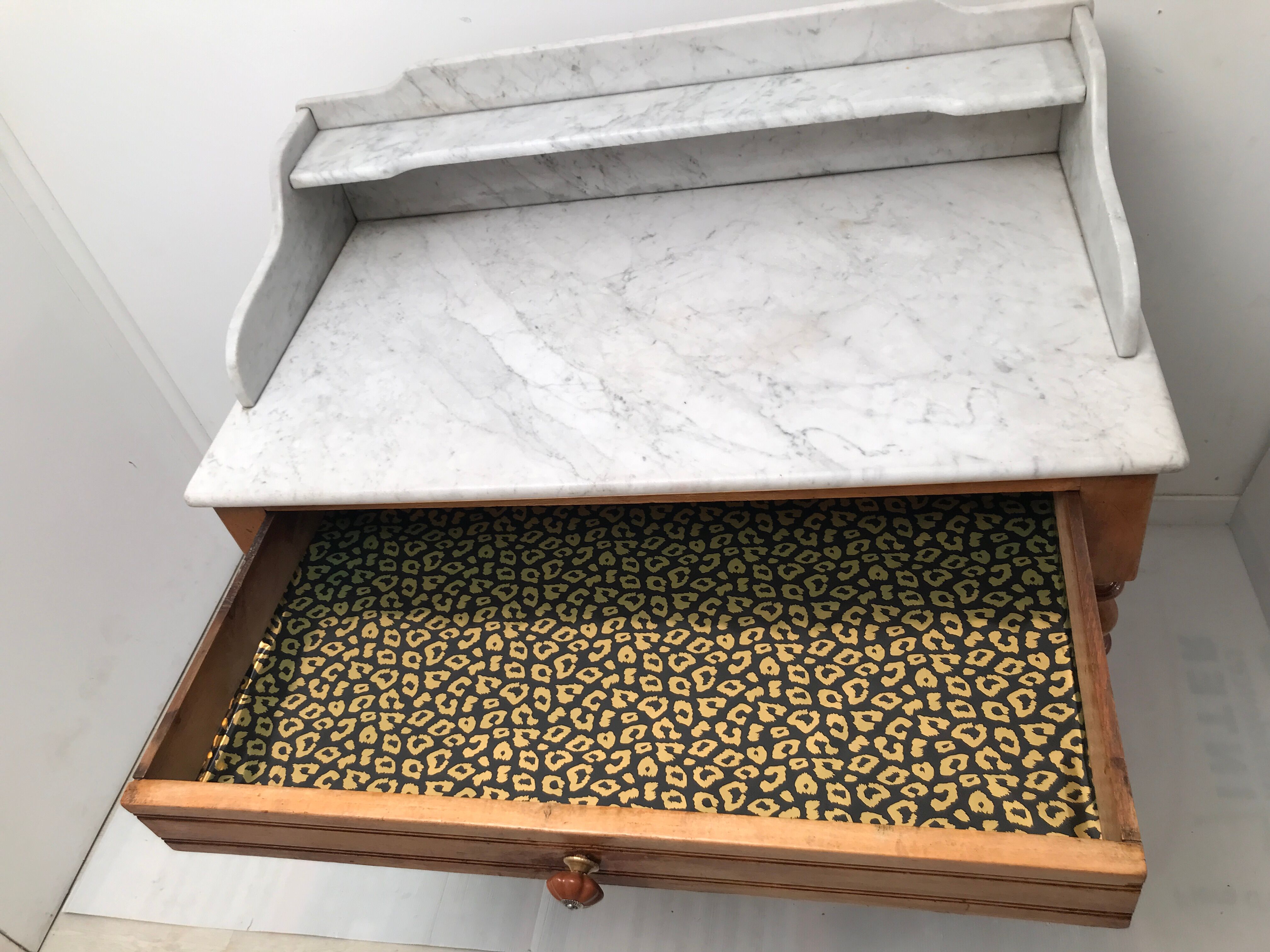 Dressing table marble style Henri II 1900s