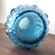 Blue glass vase Empoli style