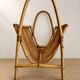 1970s rattan magazine rack