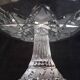 Centerpiece (or fruit bowl) on a cut crystal stand
