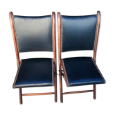 English folding chairs