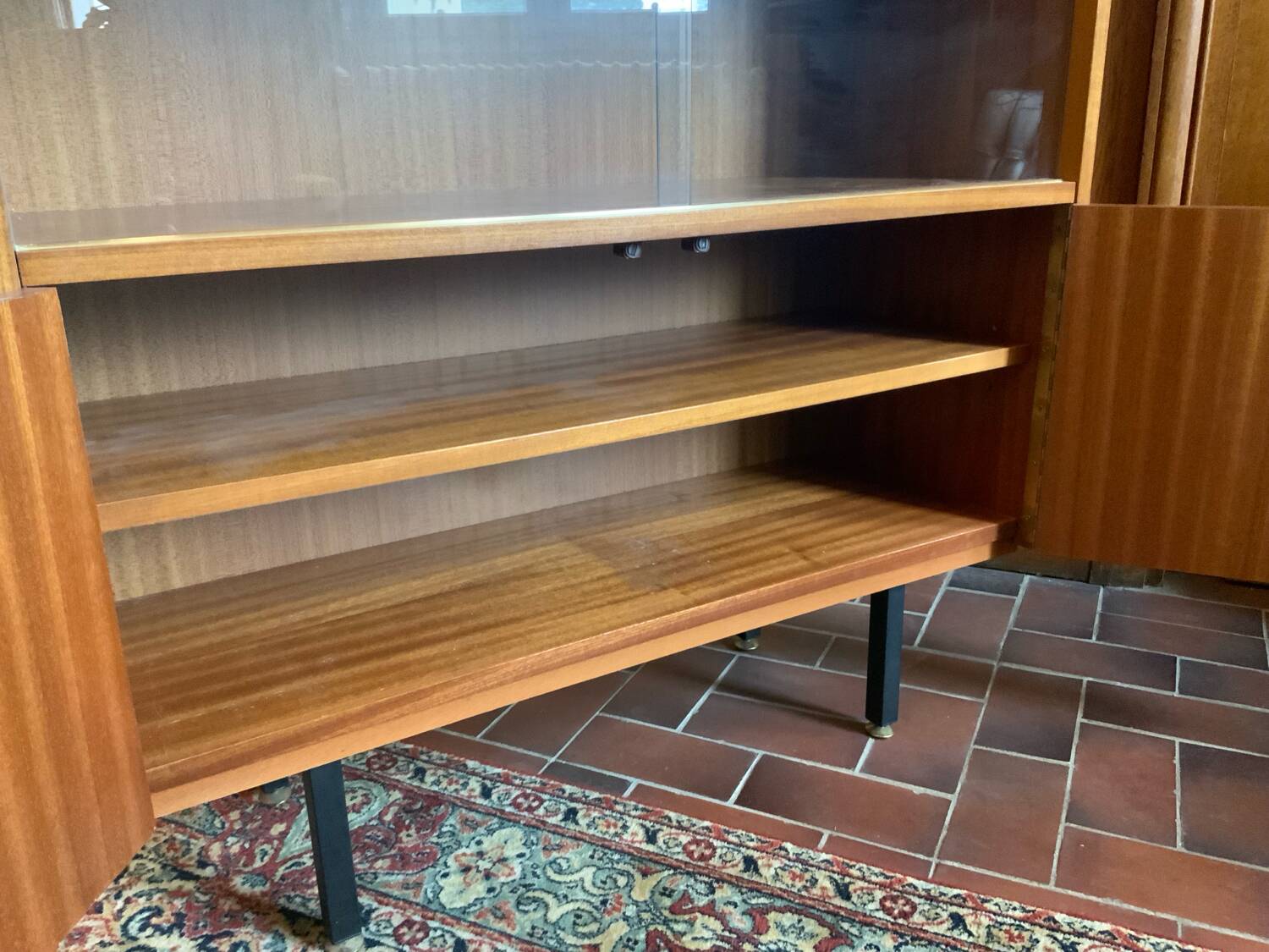 Vintage display cabinet bookcase