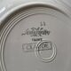 6 antique deep plates in Sarreguemines earthenware