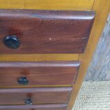 Wooden chest of drawers