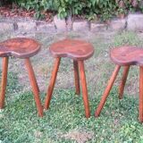 Tabouret bas de berger set de 3