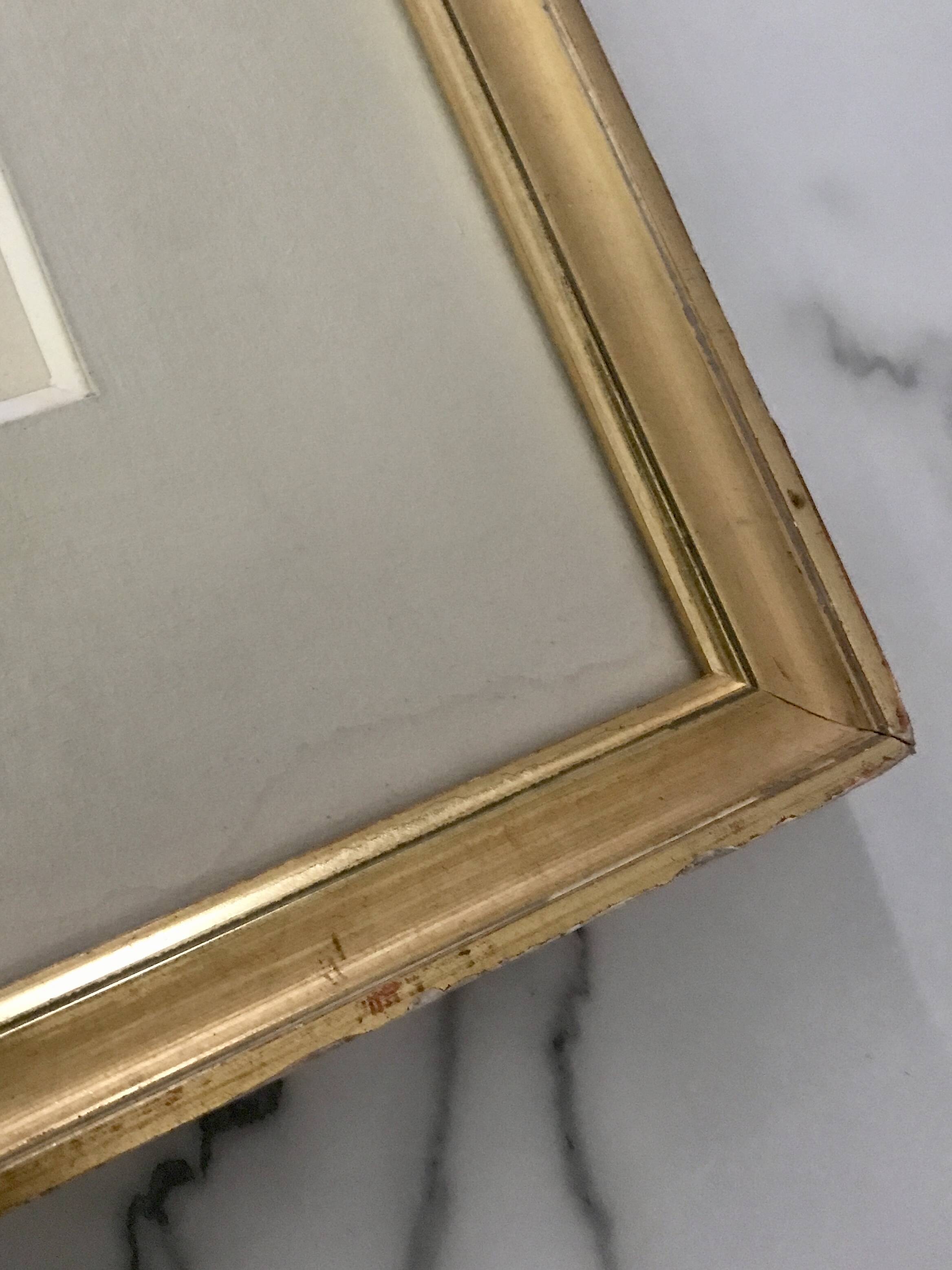 Charcoal drawing painting by Pascal Maixent, 20th century