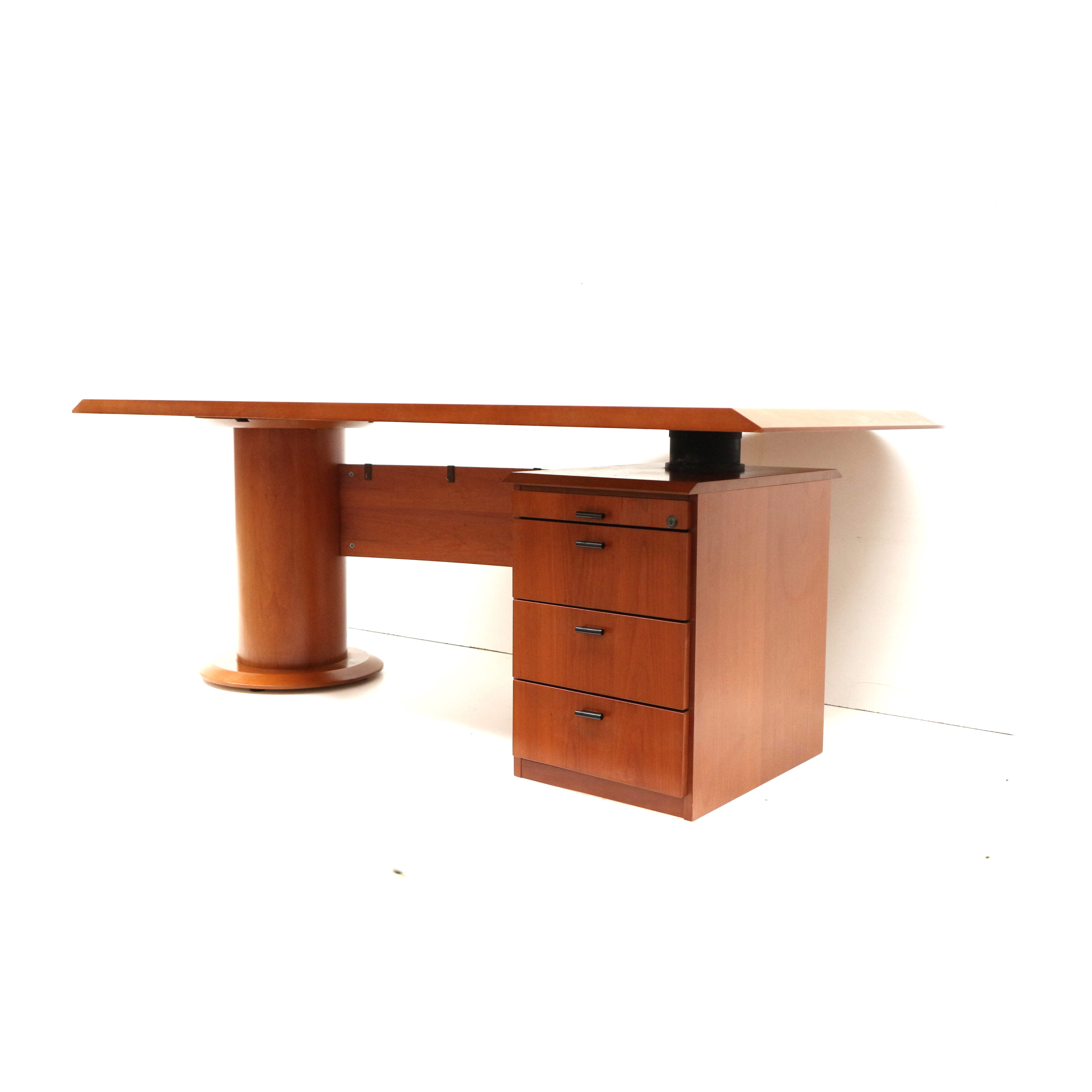 Vintage executive desk from the 1980s