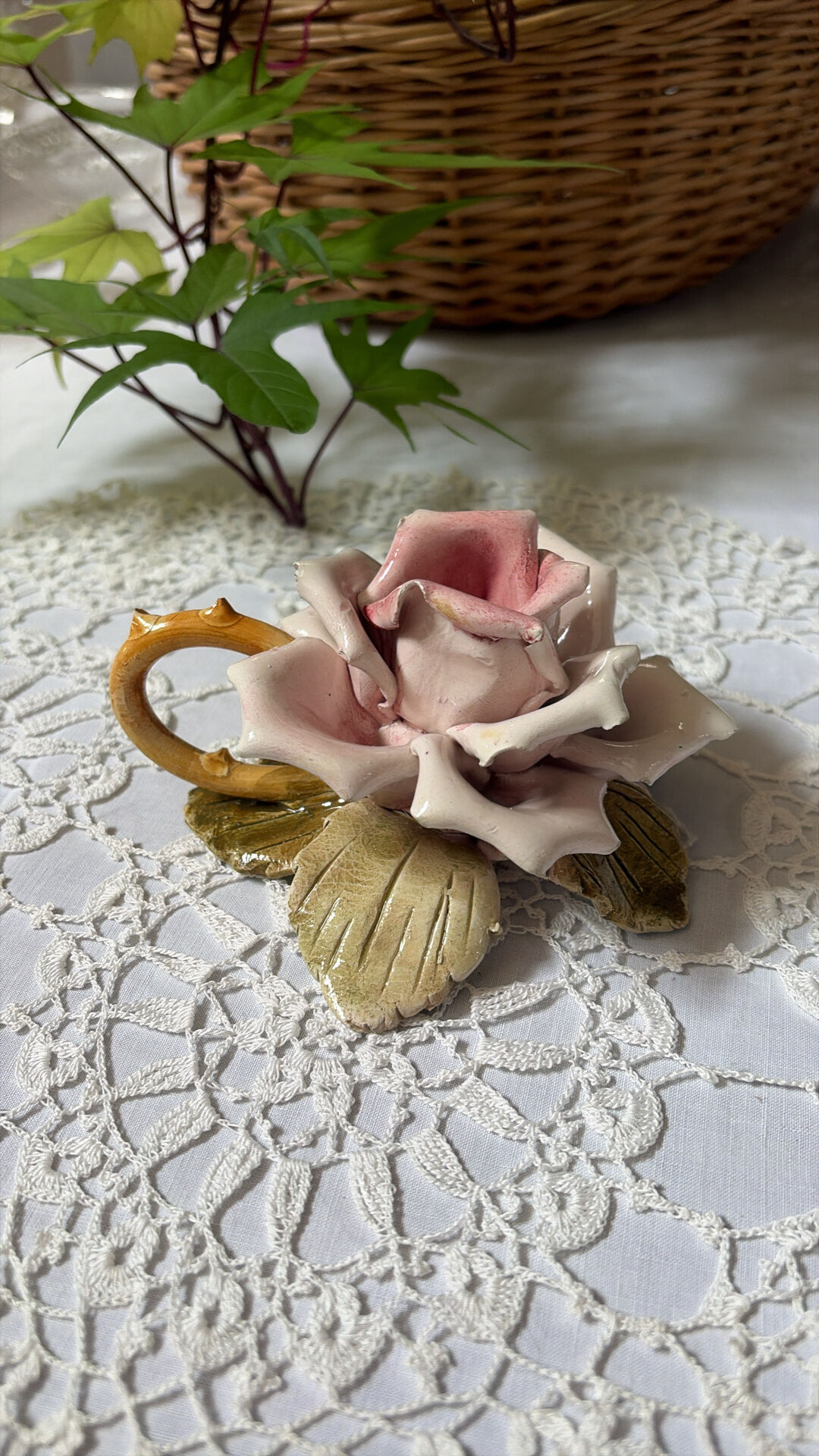 Bougeoir style capodimonte