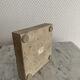 Vintage stone square ashtray