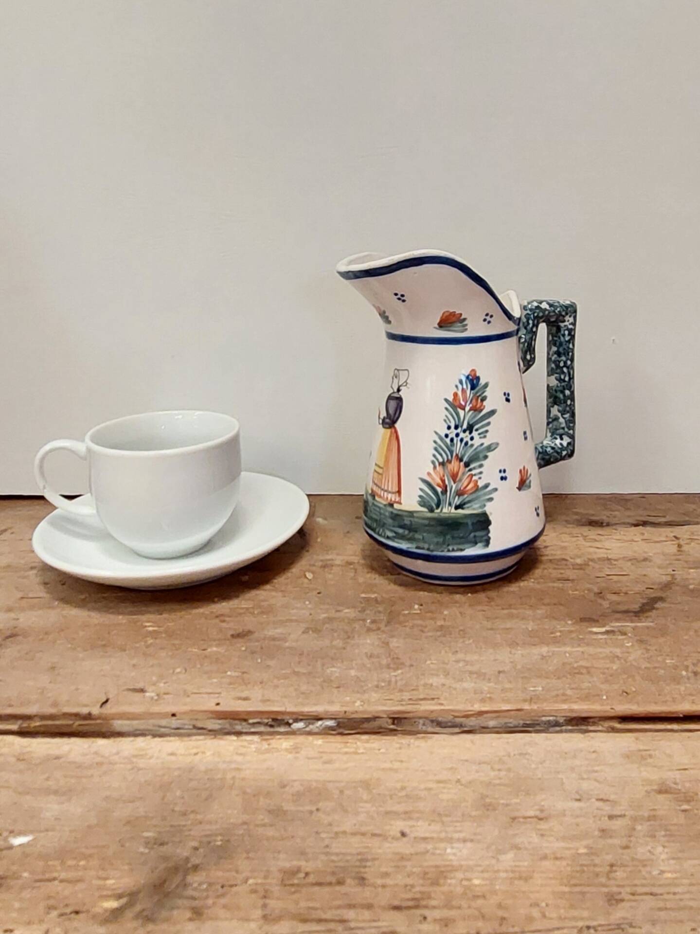 Henriot Quimper milk jug