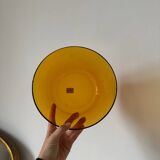 Duralex amber glass salad bowl