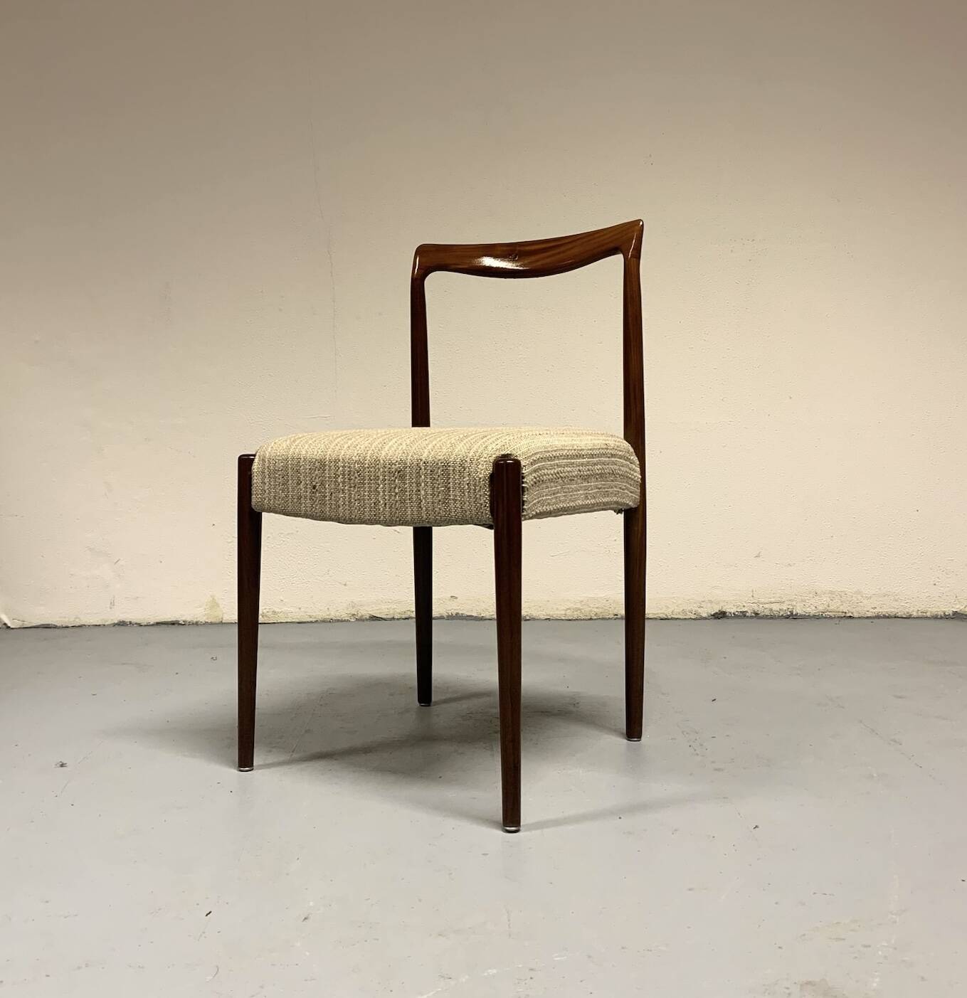 6x Palisander Dining Chairs by Lübke