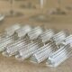 12 glass knife holders.