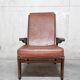 Vintage Free Span FS115 Solid Oak Recliner Chair 1950s