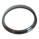 Round smoked plastic mirror 1970 Vintage.