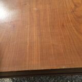 Vintage secretary desk, known as donkey's back, in cherry wood, Italian by Marelli & Fratelli.