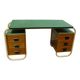 Bauhaus tubular desk with 6 drawers vintage 1950