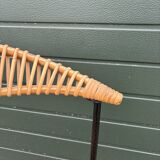 Vintage rattan chair Rohe Noordwolde Netherlands 1960s design