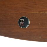 Extendable round table by Inge Klingeberg for France e Son, 1960s