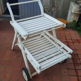 Vintage wood garden cart