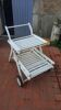 Vintage wood garden cart