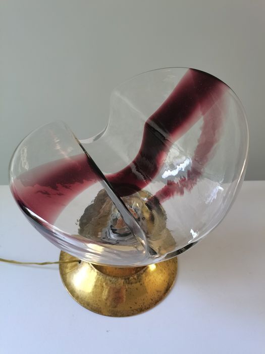 Lampe Italienne en verre Mazzega