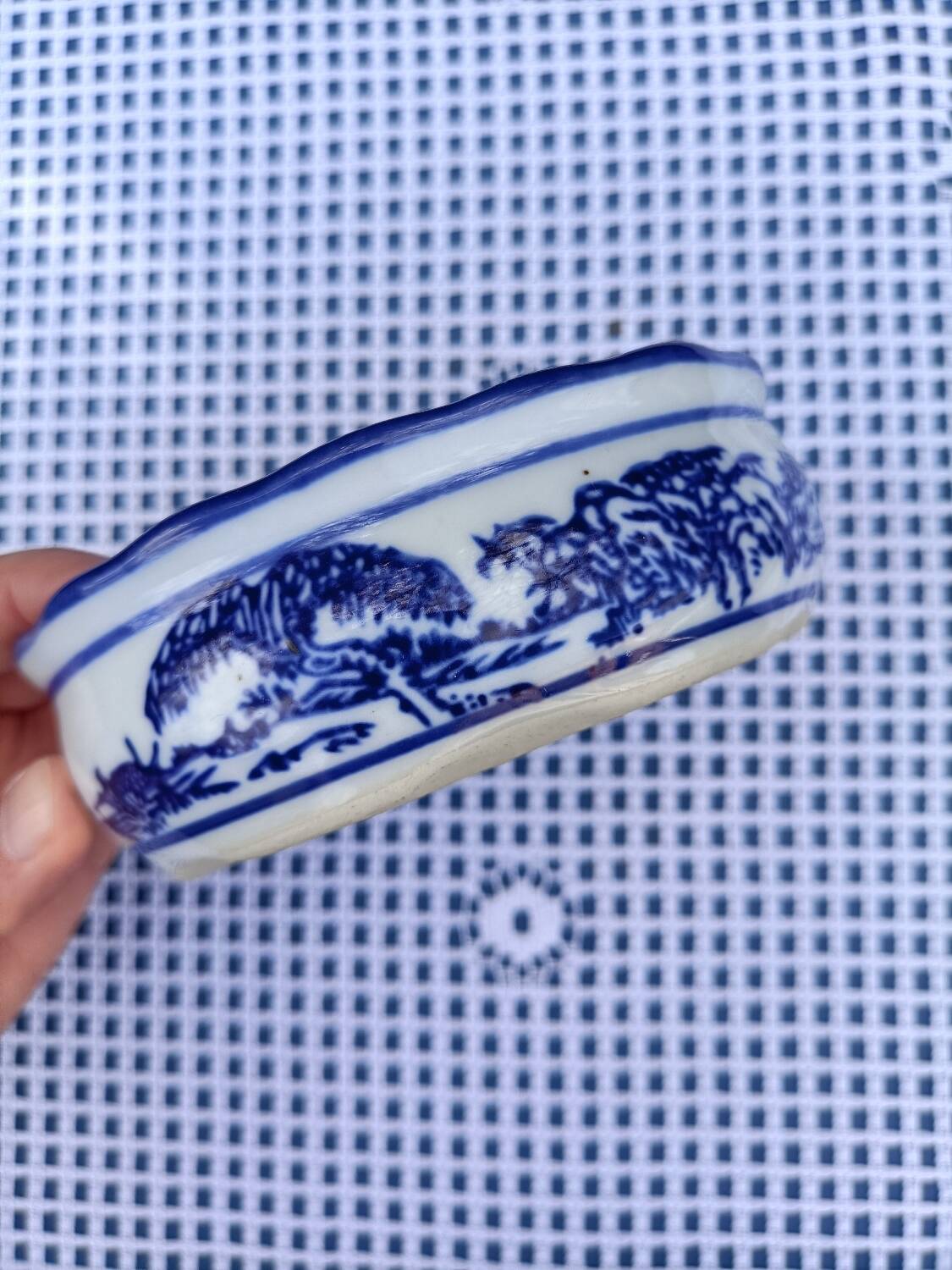 Retro ceramic flower pot/bowl