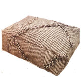 Moroccan carpet pouf / floor pillow