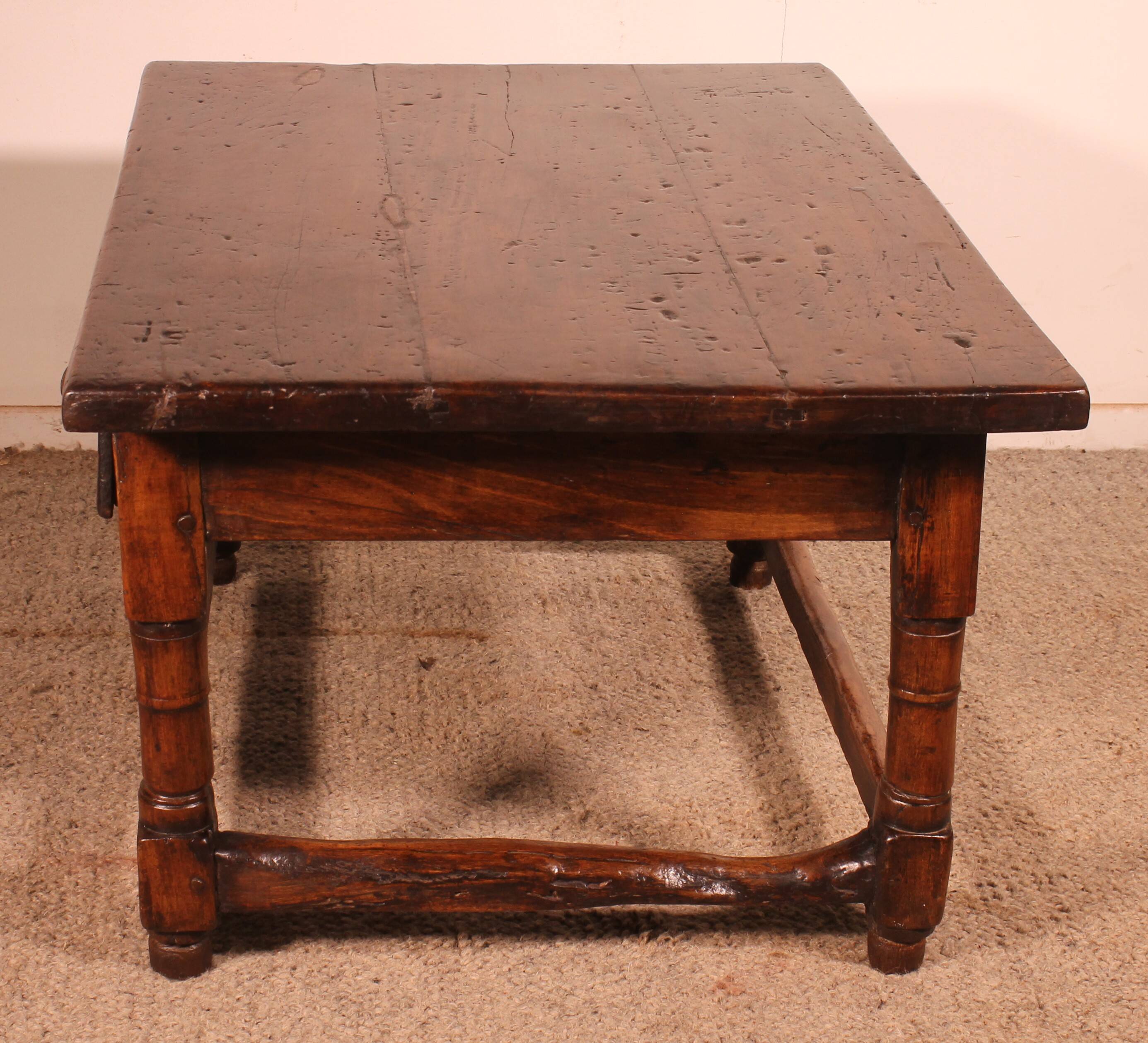 Spanish Walnut Coffee Table, Late 16th Century