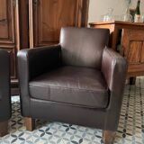 Paire de fauteuils club