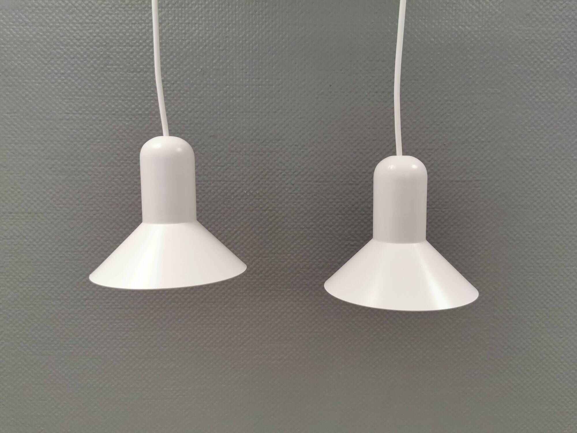 A pair of Confetti lamps designed by Claus Bonderup 1980s Denmark.