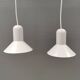 A pair of Confetti lamps designed by Claus Bonderup 1980s Denmark.