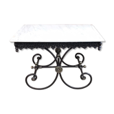 Napoleon III style butcher's table