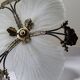Lustre Hollywood Regency Art Deco vintage 80-90 Bronze Mariner Shells