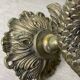 Art Deco style fish wall light in silver metal