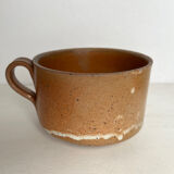 2 large stoneware cups