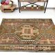 Brown & Beige Tribal Turkish Kilim Rug 132x200Cm SK 35210