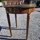 Louis XVI style bouillotte table in mahogany
