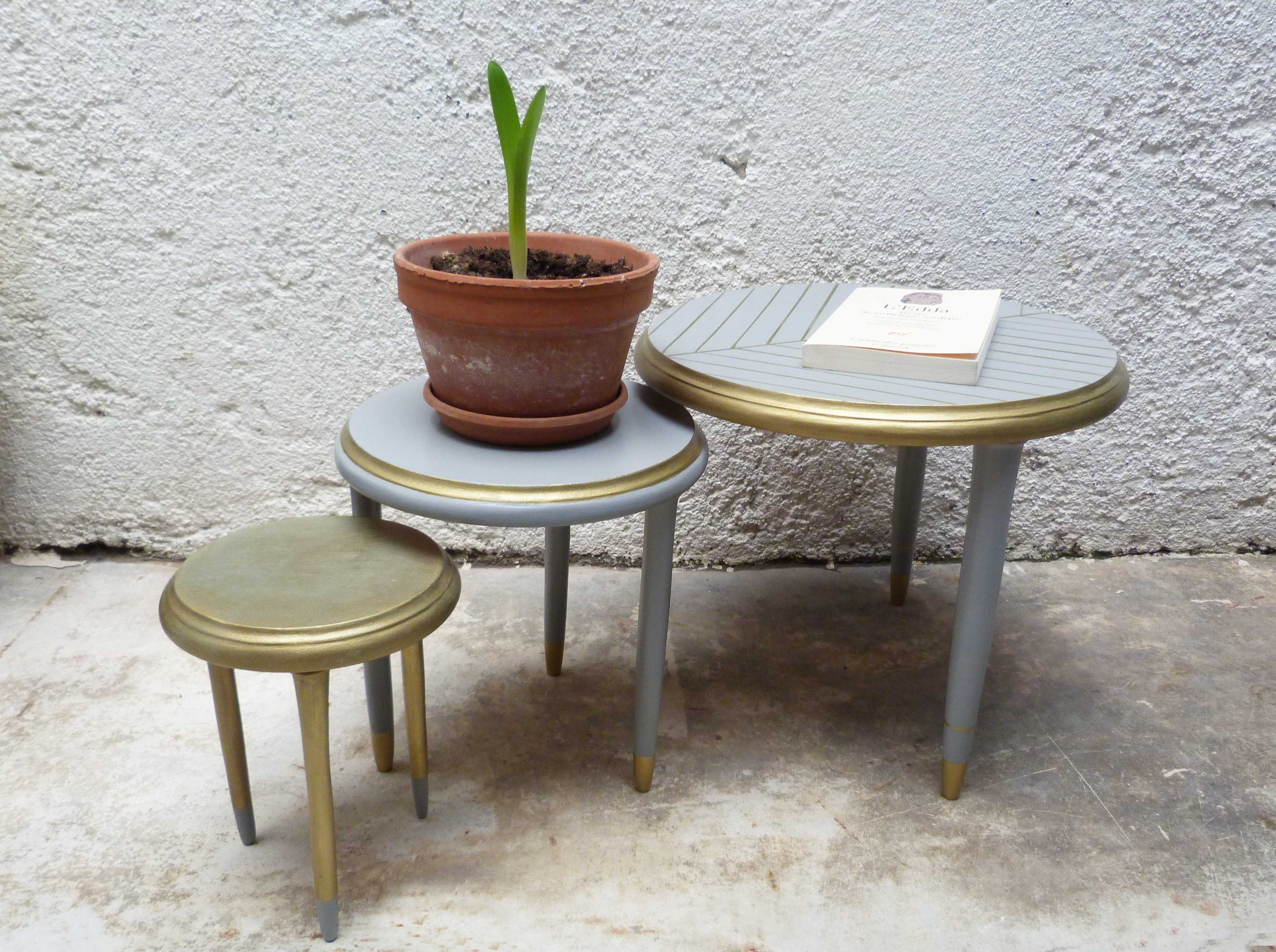 Tables basses gigognes / porte plantes