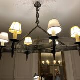 Brutalist style chandelier